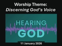 Worship for January 11, 2026