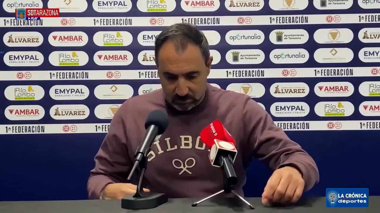 JUANMA BARRERO (Entrenador Tarazona) SD Tarazona 2-2 Algeciras CF / J19 - 1ª RFEF G2 / Fuente: SD Tarazona