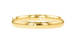 14kt Yellow Gold Polished Bangle Bracelet
