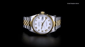 Pre-Owned Rolex Datejust Mens 36mm Automatic Stainless Steel and 18kt Yellow Gold Watch