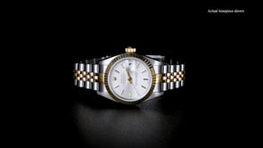Pre-Owned Rolex Datejust Womens 26mm Automatic Stainless Steel and 18kt Yellow Gold Watch