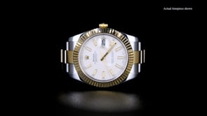 Pre-Owned Rolex Datejust ll Mens 41mm Automatic Stainless Steel and 18kt Yellow Gold Watch