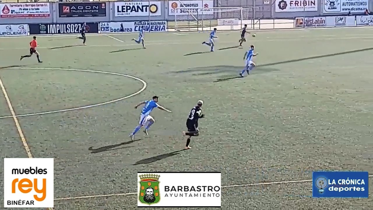 (RESUMEN Y GOLES) CD Binéfar 1-2 Andorra CF / Jor. 17 / Tercera Rfef