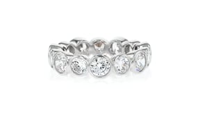 4.00 ct. t.w. CZ Eternity Band in Sterling Silver