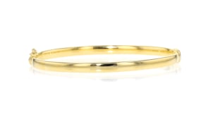 18kt Gold Over Sterling Bangle Bracelet
