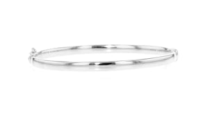4mm Sterling Silver Bangle Bracelet
