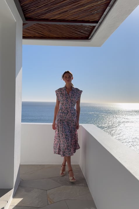 Vidéo: Robe Midi Bruna Rose