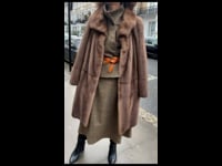 STELLA DEMI BUFF SHOPPER VINTAGE MINK COAT