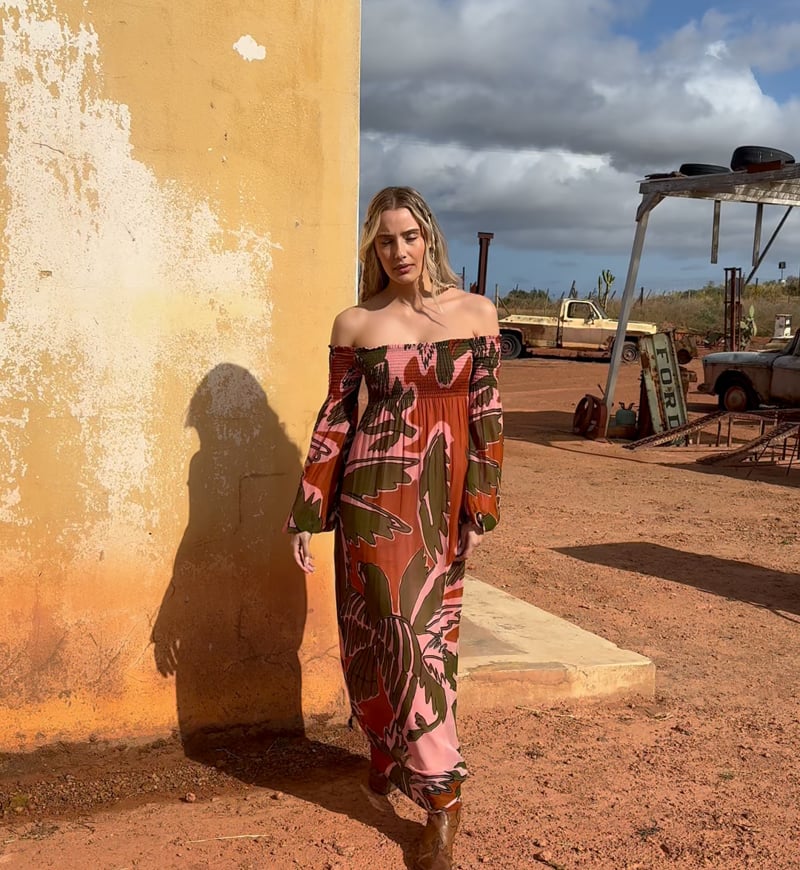 Vidéo: Robe Longue Olympe Rose