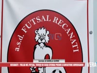 Recanati - Follia nel futsal, tifoso di casa sferra pugno a giocatore avversario
