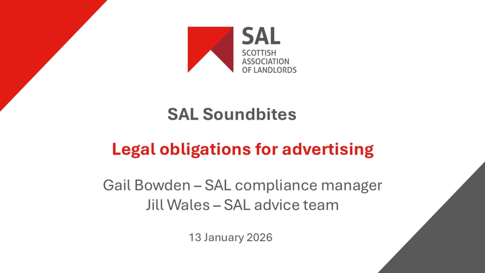 SAL Soundbites – Legal obligations for advertising