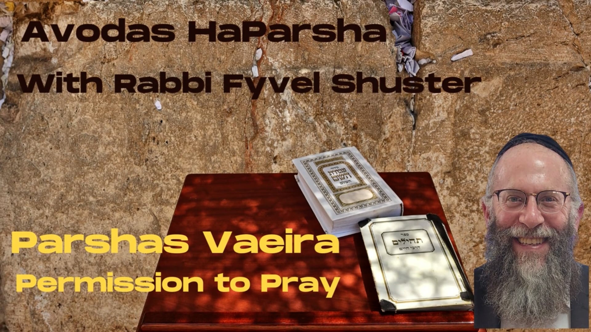 Permission To Pray - Avodas HaParsha Parshas Vaeira