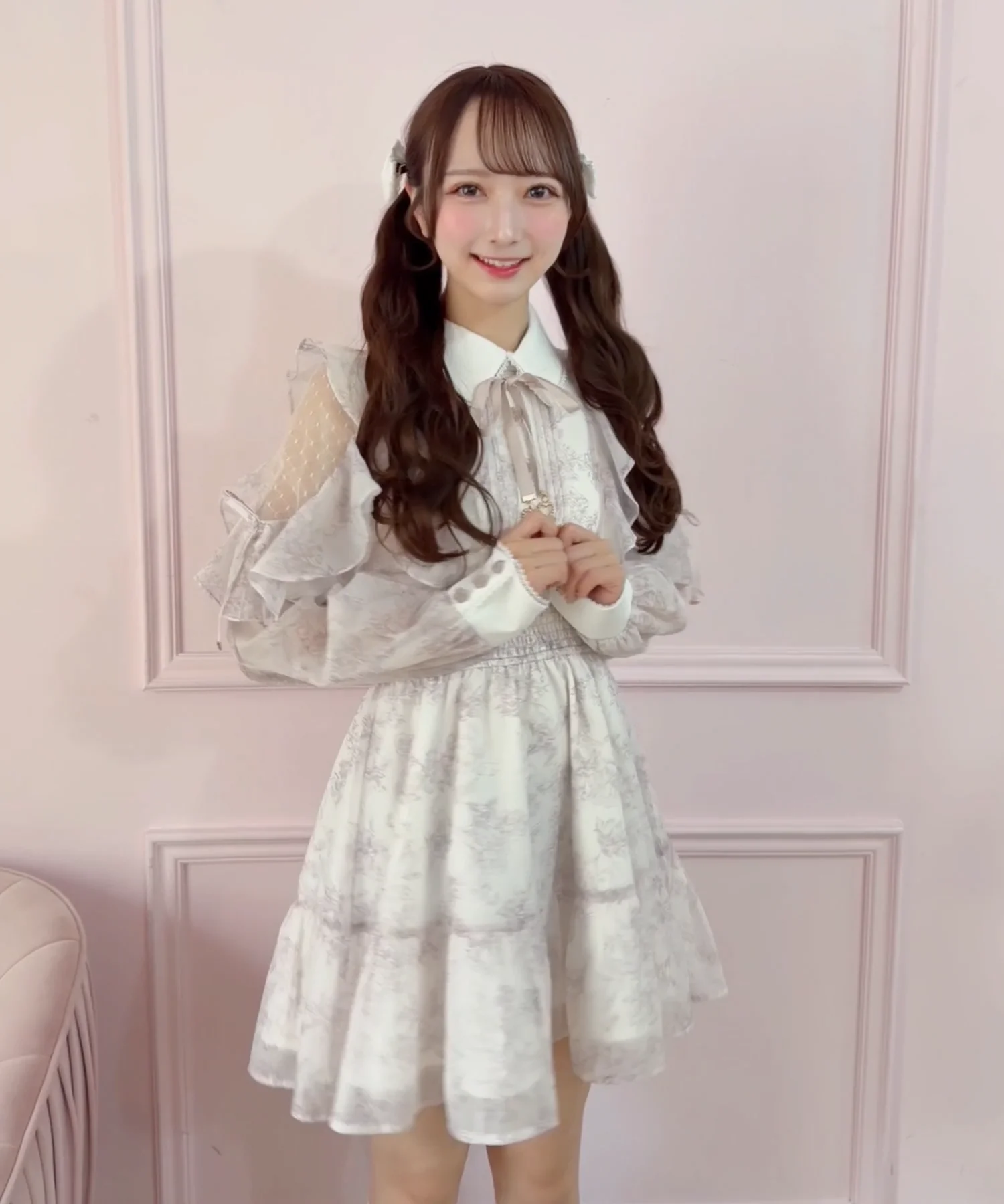 花柄ミニワンピース | Rlab store