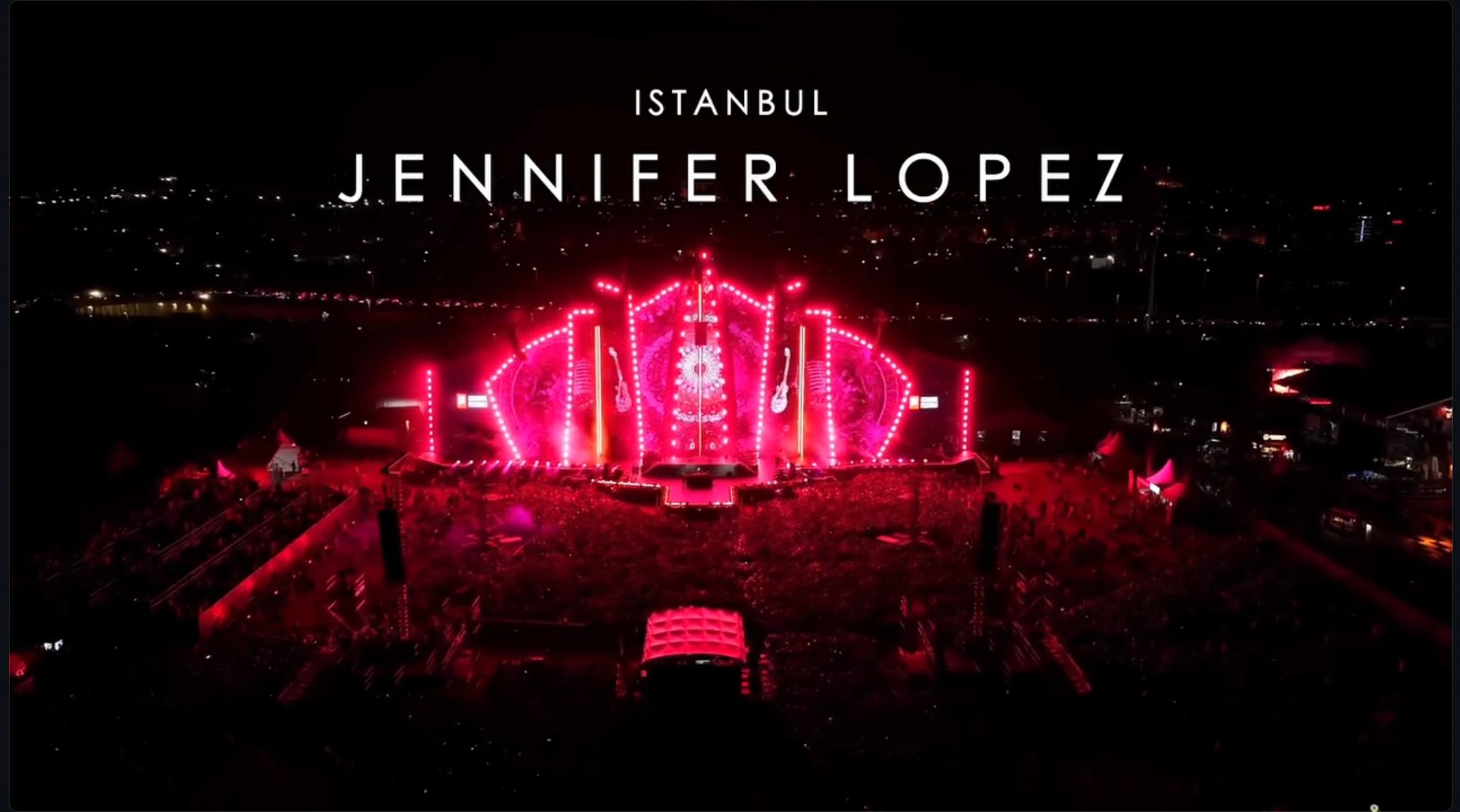 Jennifer Lopez — Yenikapı Event Area, Standbild aus dem offiziellen Projektfilm
