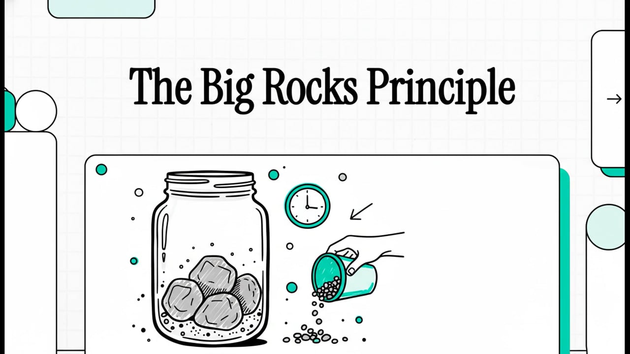 The Big Rocks Principle | Videos & Movies on Vimeo
