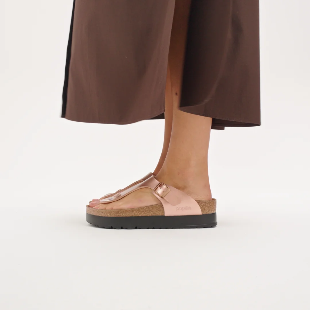 Gizeh Flex Platform Birko-Flor in Color Electric Metallic Copper