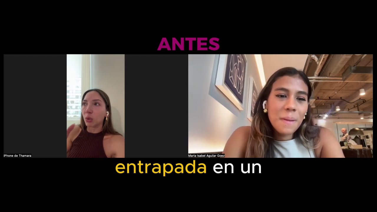 Thamara antes y después