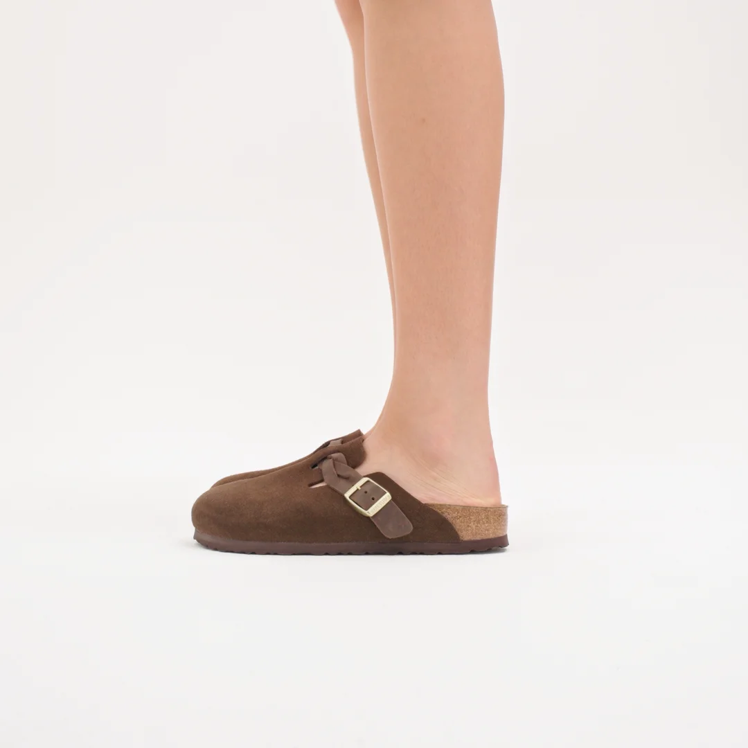 Boston Braided Suede Leather in Color Carafe | BIRKENSTOCK US