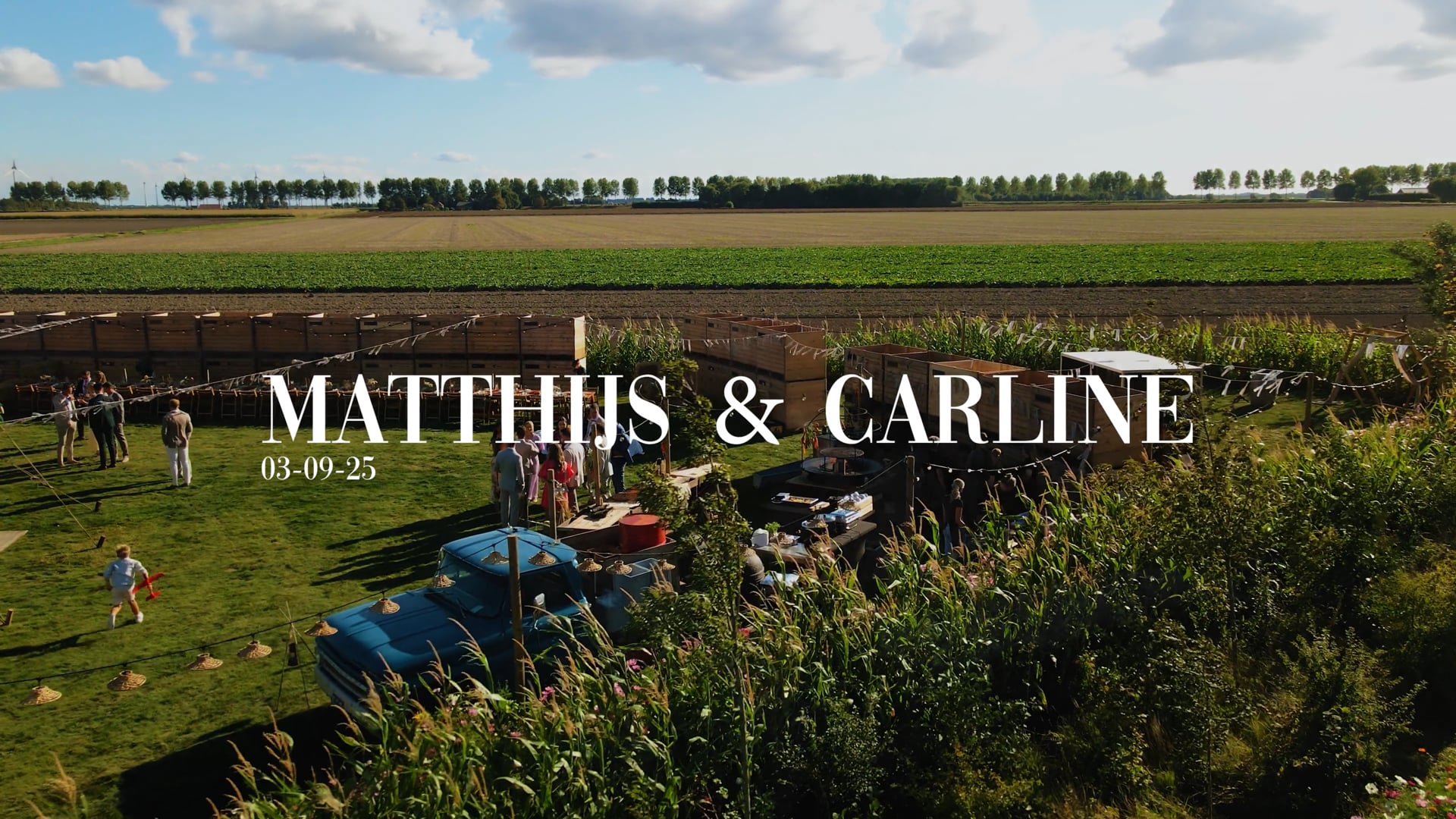 Matthijs & Carline - Intimate backyard wedding