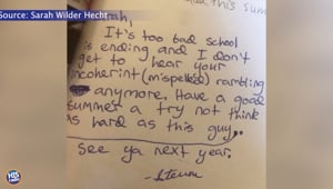 Woman Finds HILARIOUS Note In Her Yearbook From Her Husband