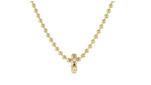 .20 ct. t.w. Lab-Grown Diamond Rondelle in 18kt Gold Over Sterling