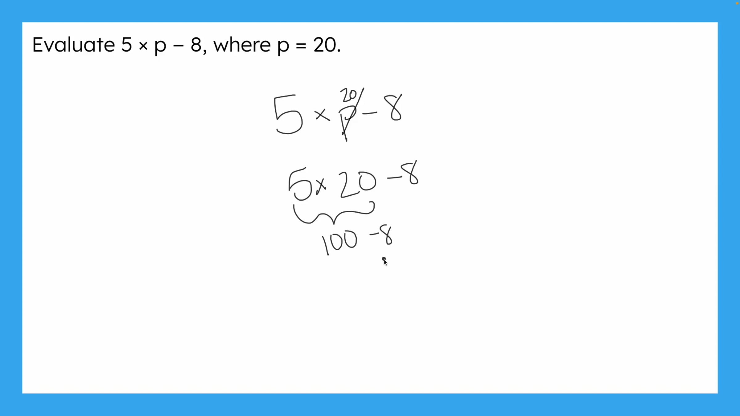 Evaluating Expressions Practice Help Video 2 | Videos & Movies on Vimeo