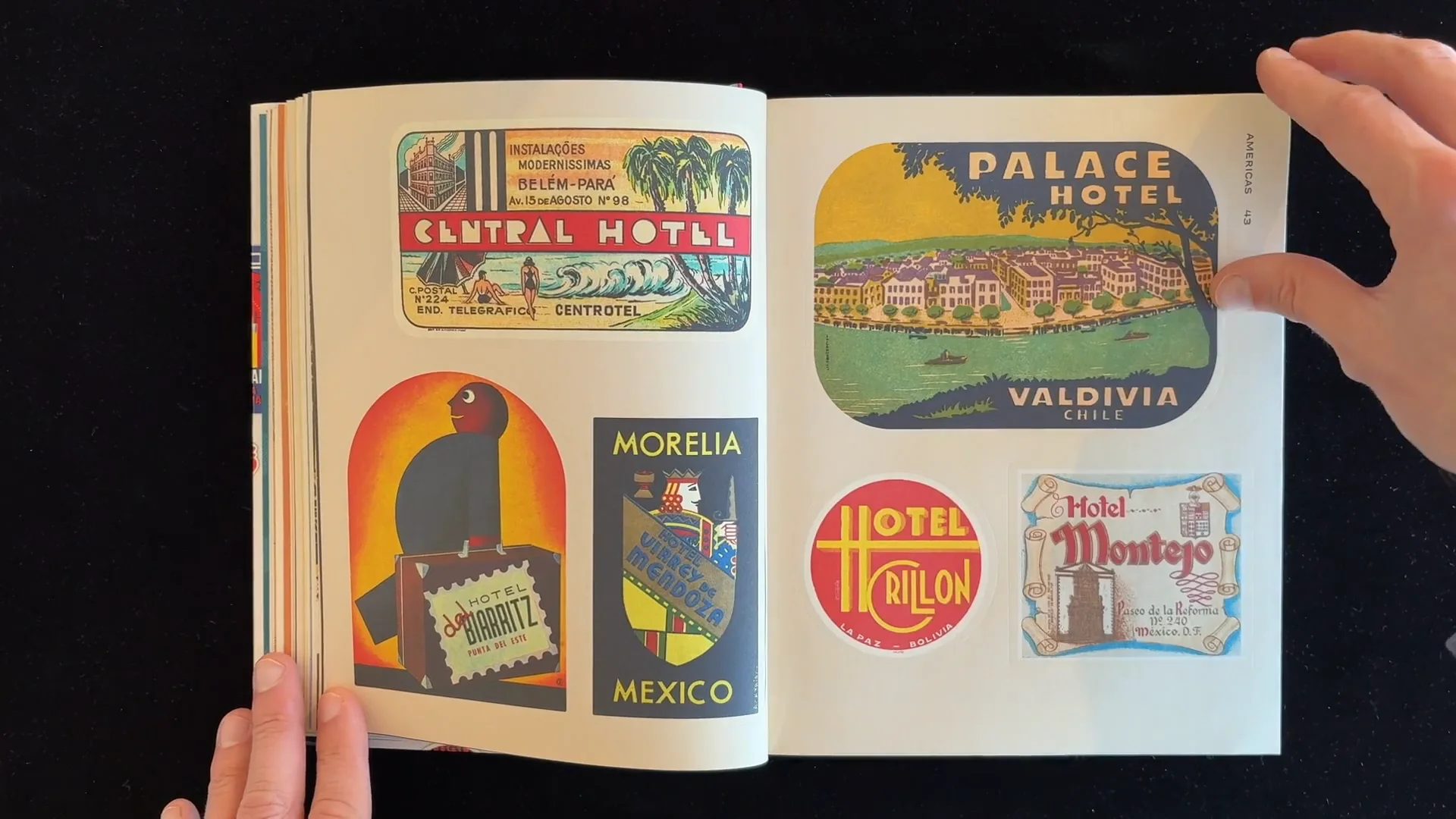 Hotel Retro: Vintage Luggage Label from Tokyo to Buenos Aires (330