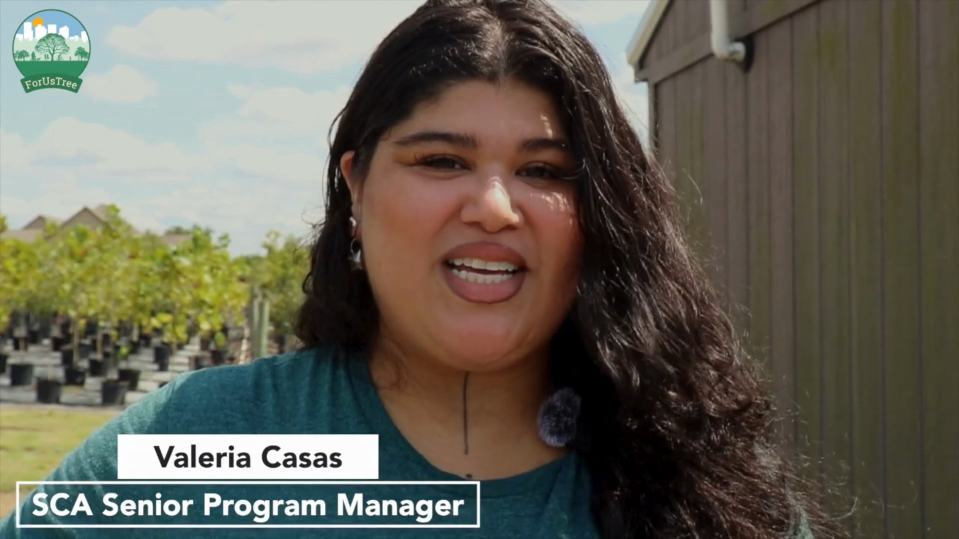 ForUsTree - SCA Tree Farm Tour Valeria Casas