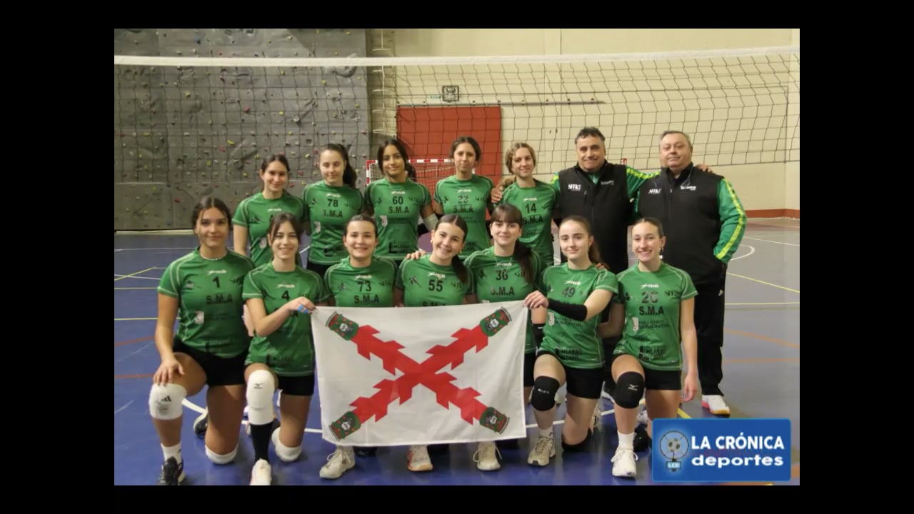 (RESUMEN PARTIDO) Victoria de la SMA Barbastro por 0-3 frente al Club Voleibol Calatayud . Parciales 22/25, 20/25 y 22/25