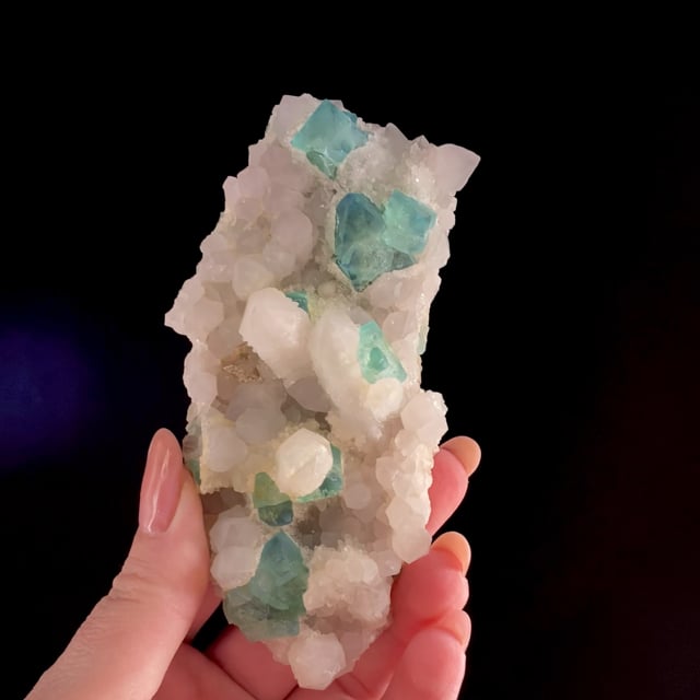 Fluorite with Quartz