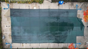 How to Install a Winter Safety Cover on an In-Ground Pool