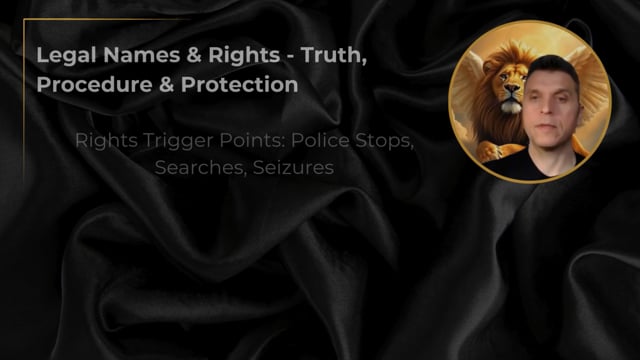 Lesson 11 - Rights Trigger Points: Police Stops, Searches, Seizures