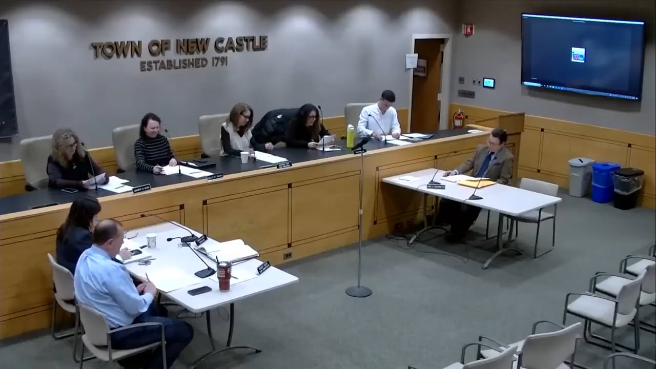 Town Board of New Castle Organizational Meeting 1/6/26