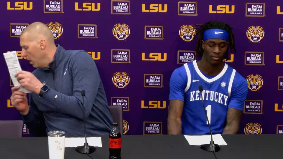 Kentucky Stuns LSU 75-74 on Moreno's Game-Winning Shot