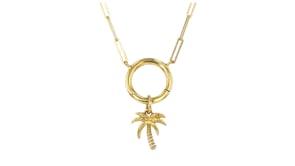 14kt Yellow Gold Palm Tree Charm