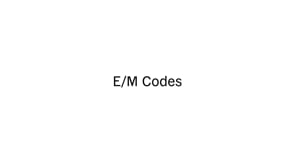 E-M coding