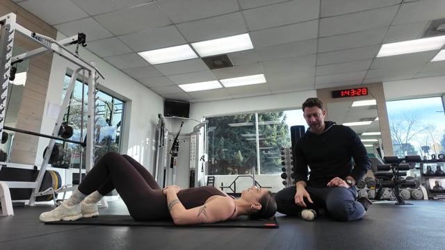Double ball t-spine smash with and without arm movement