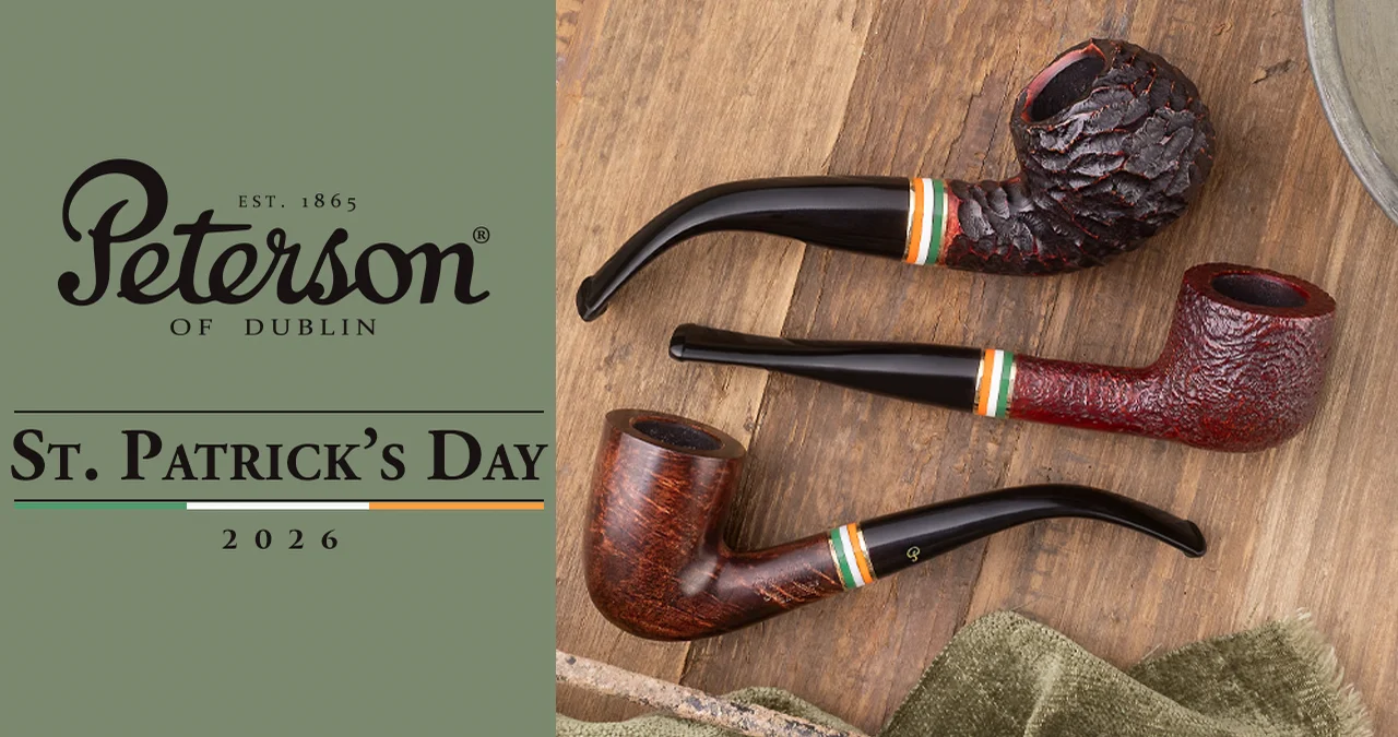 peterson tobacco near me Peterson St. Patrick's Day Pipes 2026