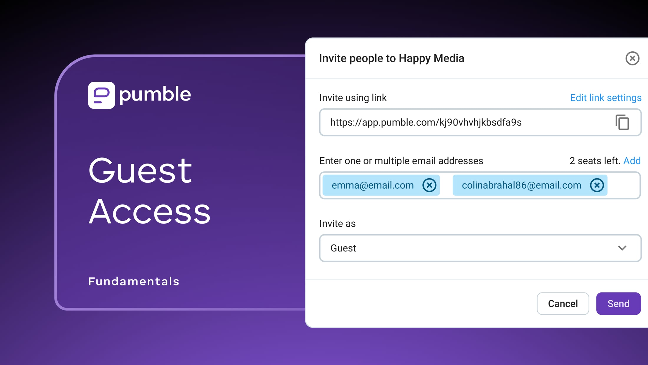 Pumble app screenshot