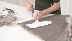 Zuschnitt Fellhandschuhe