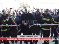 Macerata Feltria - Taglio del nastro per la nuova caserma dei Vigili del Fuoco