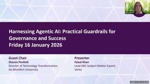 SASIG Webinar - Harnessing Agentic AI: Practical Guardrails for Governance and Success 2026-01-16 14:00:05