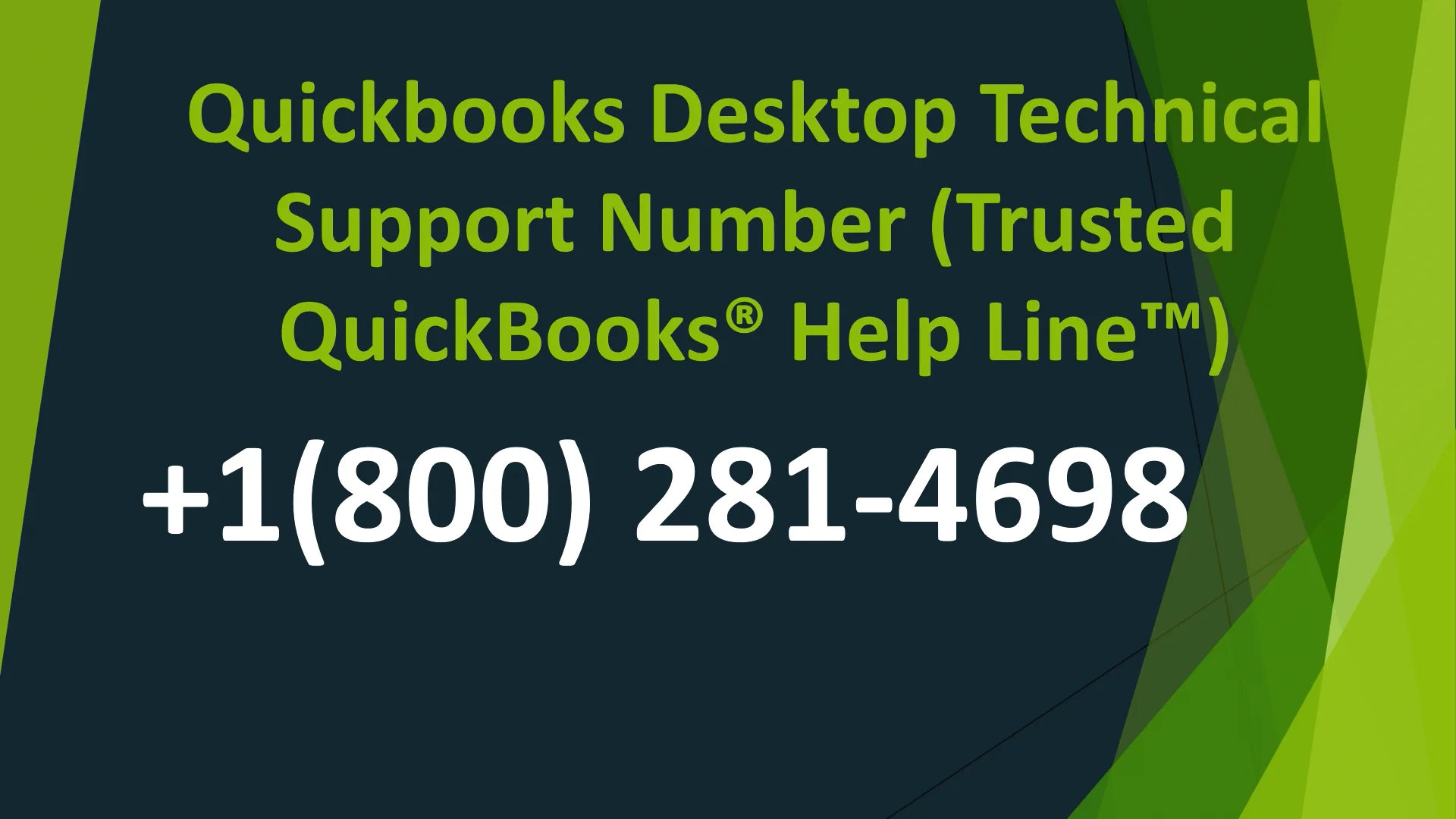 How Do I Contact Quickbook Desktop Support Number (Trusted QuickBooks&reg; Help Line&trade;)