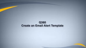 Create an Email Alert Template
