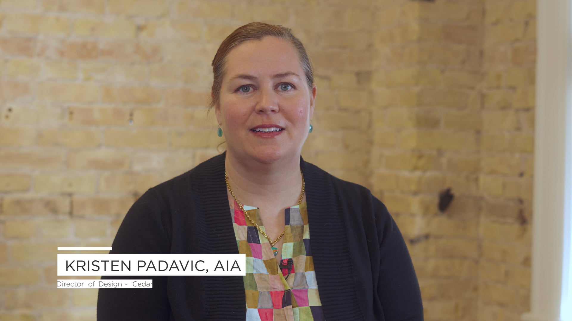 AIA Austin WiA - 'Profiles' 2025 - Kristen Padavic, AIA | Director of Design | Cedar