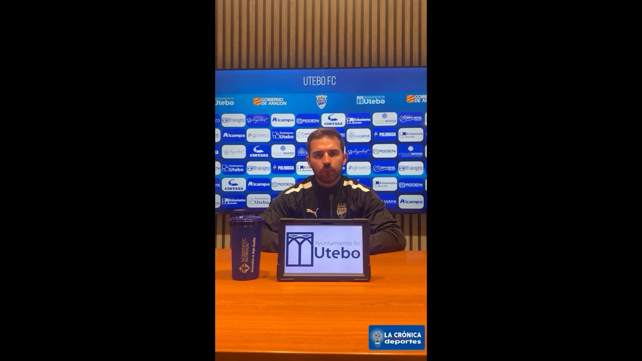 LA PREVIA / Beasain KE - Utebo FC / JUAN CASAJÚS (Entrenador Utebo) Jor. 19 - Segunda Rfef Gr. 2 / Fuente: Facebook Utebo FC