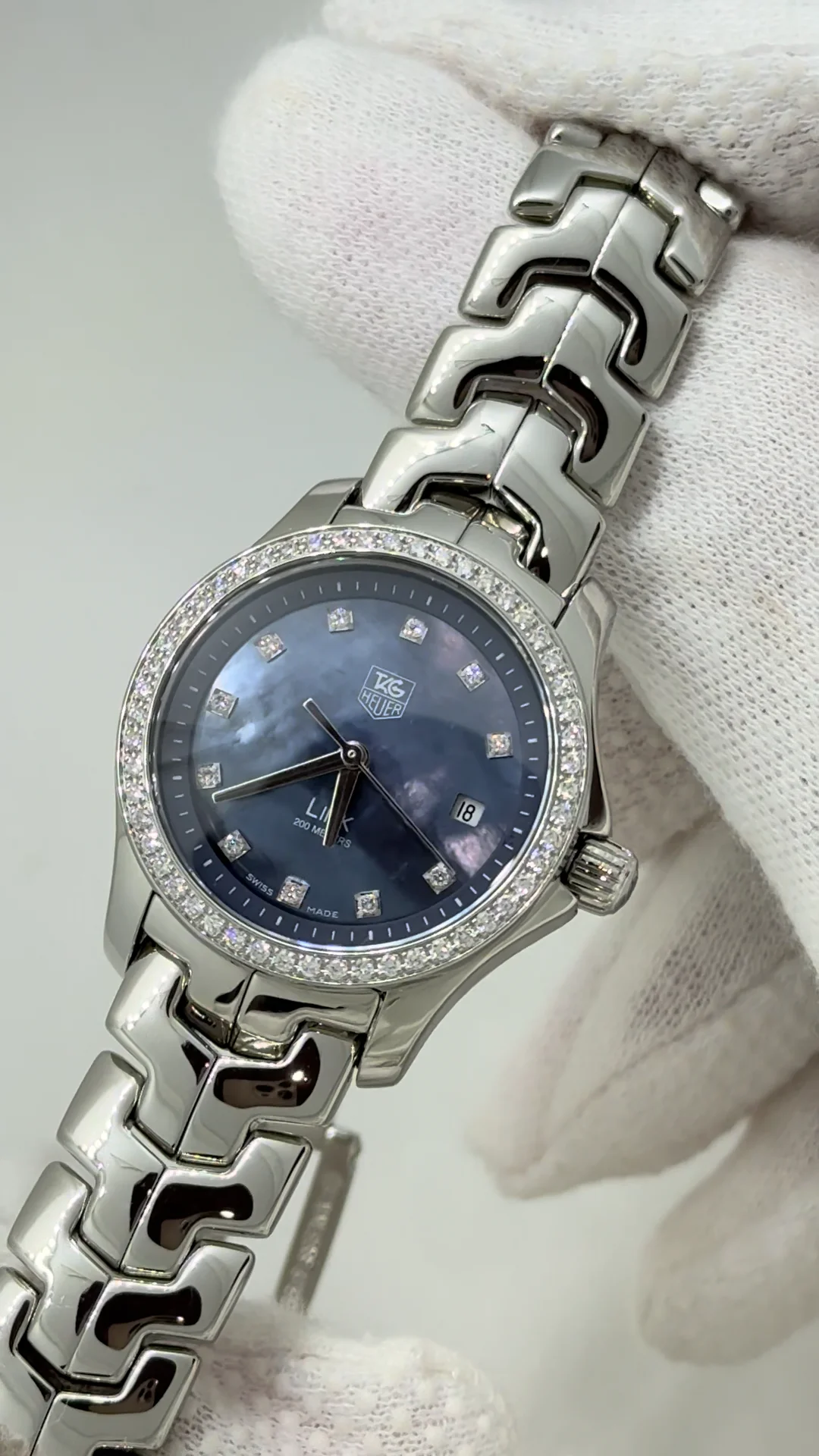 Tag Heuer Diamond Link Watch Stainless Steel – Romans Jewelry