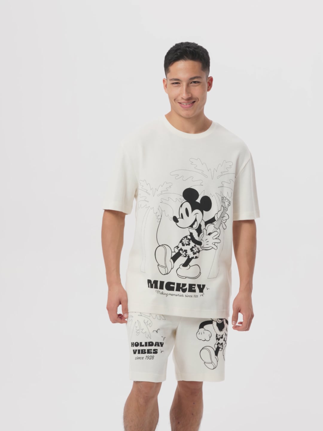 סט פיג’מה וופל MICKEY