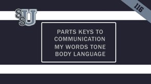 116 Parts Associate Keys to Communication
