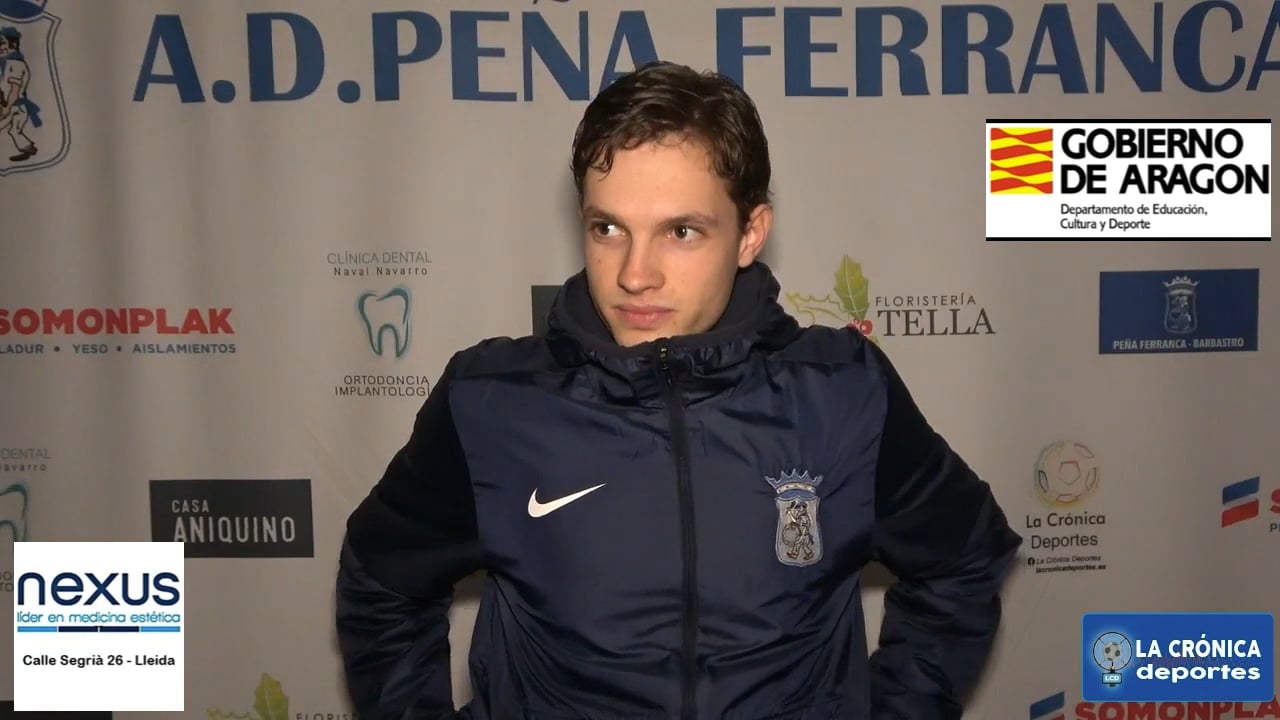 MARIO ESCARTÍN (Jugador Peña Ferranca) Peña Ferranca 3-3 At Ranillas / Jor. 16 - Preferente Gr 1